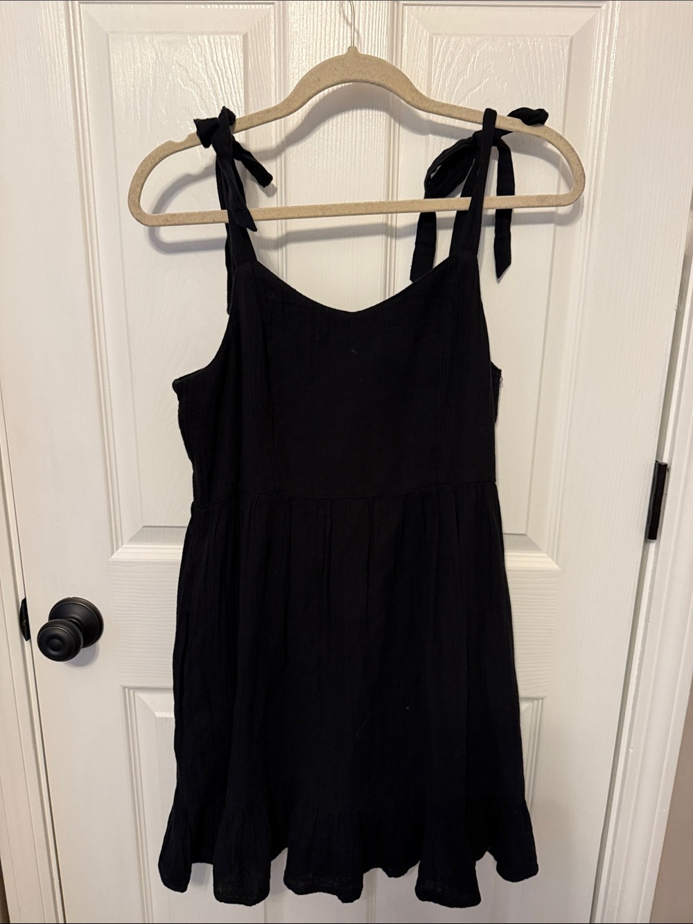 Black Tie-Shoulder Sundress Old Navy